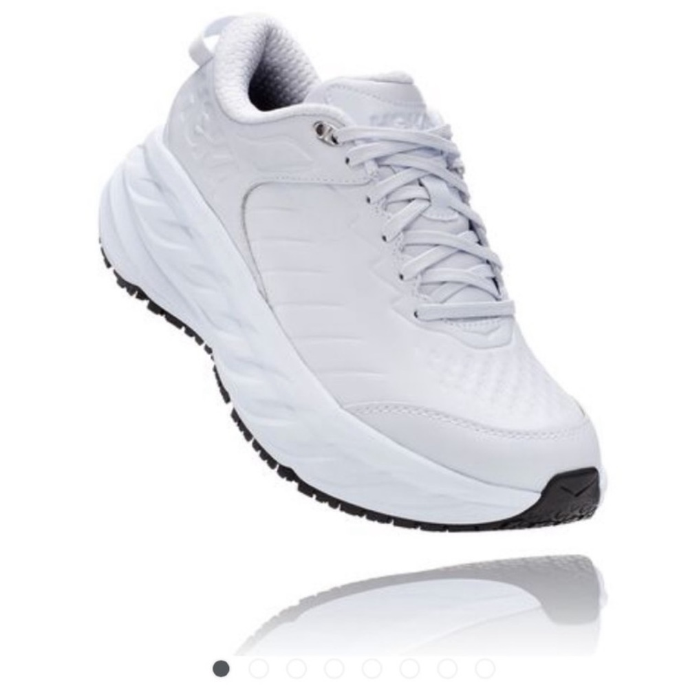 Hoka Bondi Women's White Running Shoes